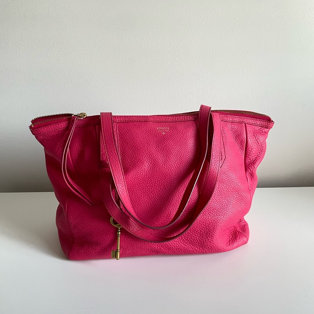 FOSSIL Sydney Shopper Pomegranate - Picture 2 of 13